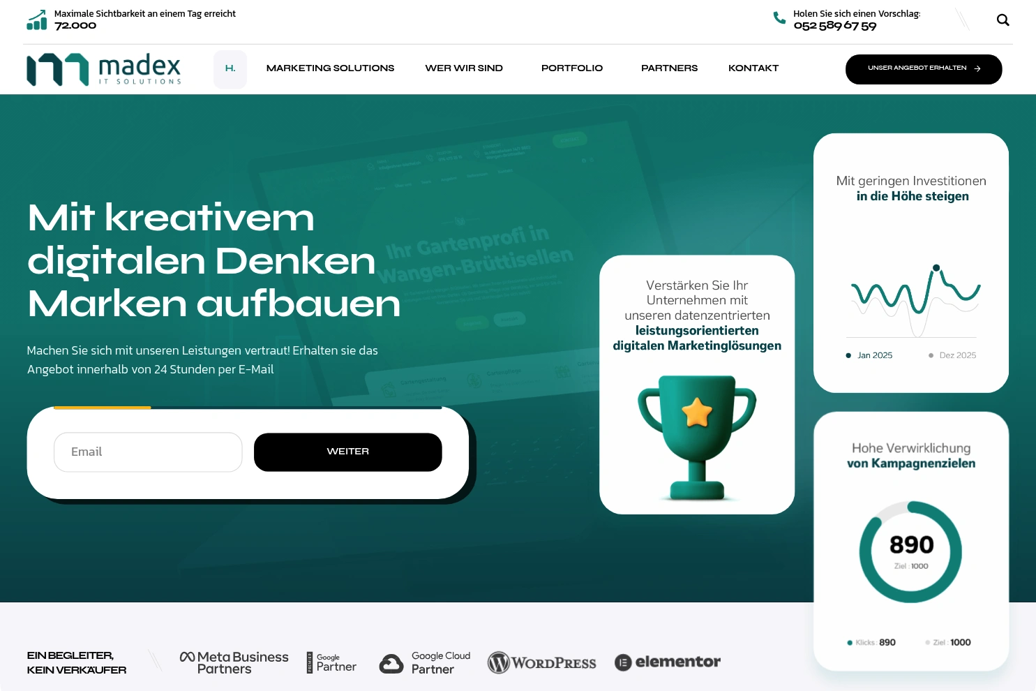 Preview of Madex IT Solutions - Website & Marketing