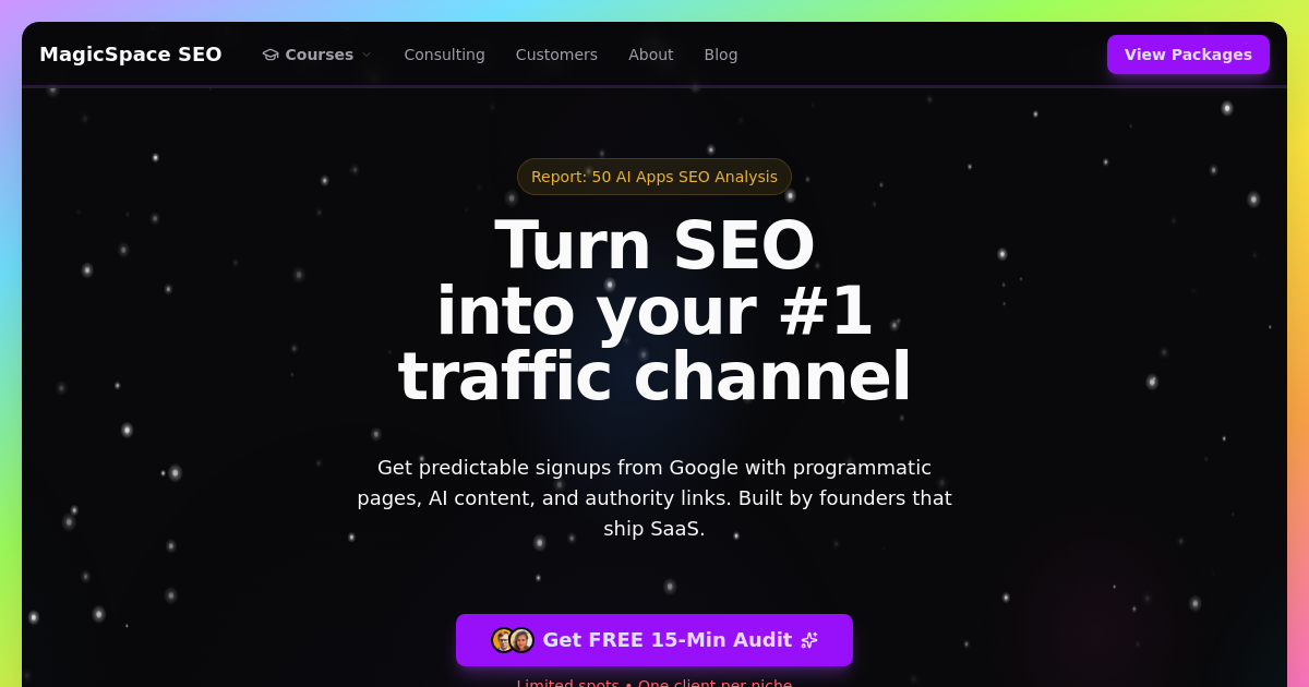 Preview of MagicSpace SEO
