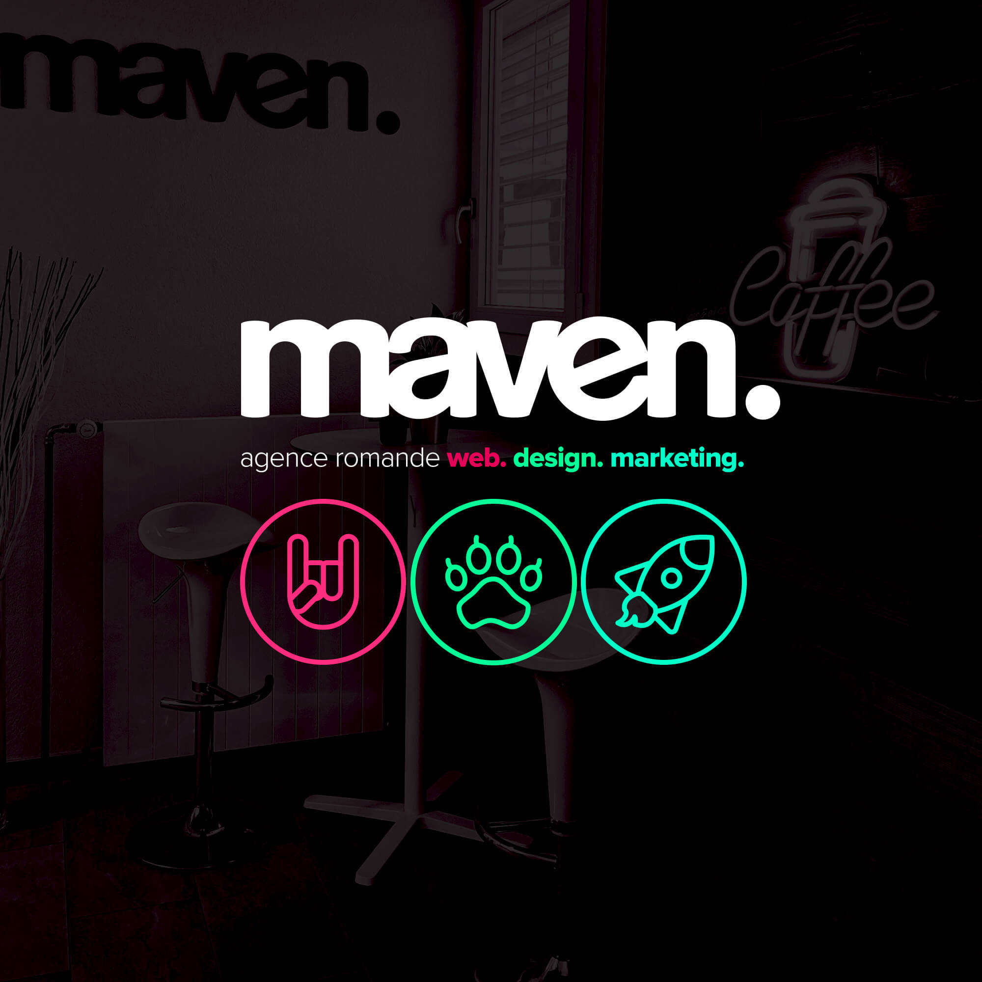 Preview of maven sàrl | agence web. design. marketing. e-learning.