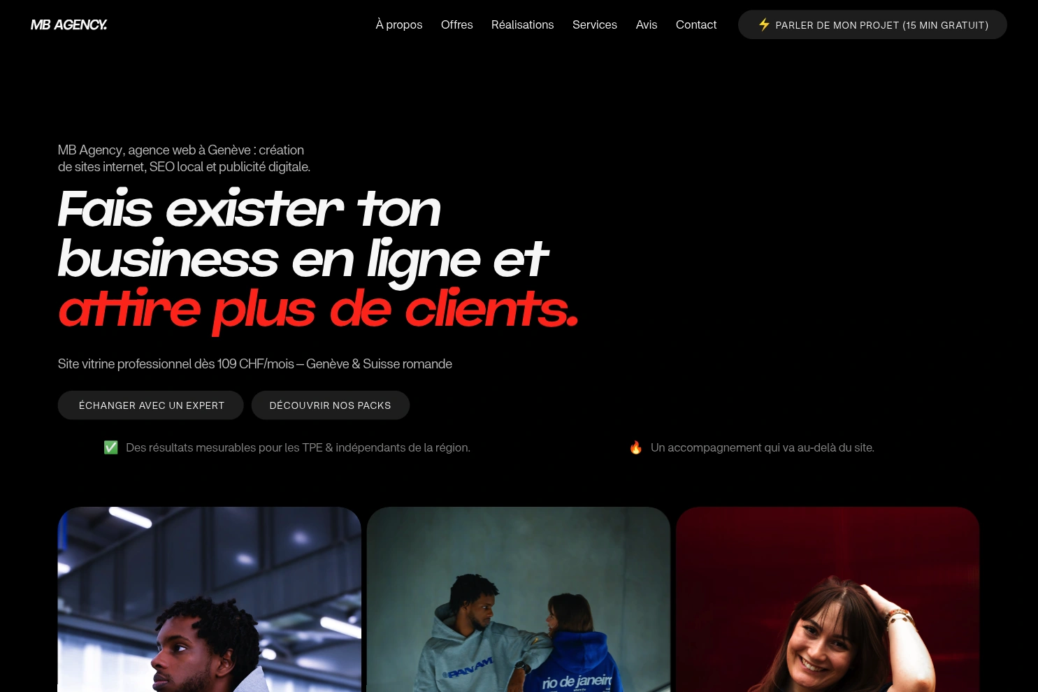 Preview of MB Agency | Agence de communication & SEO Genève