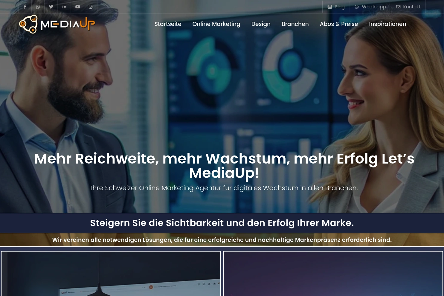 Preview of mediaup.ch
