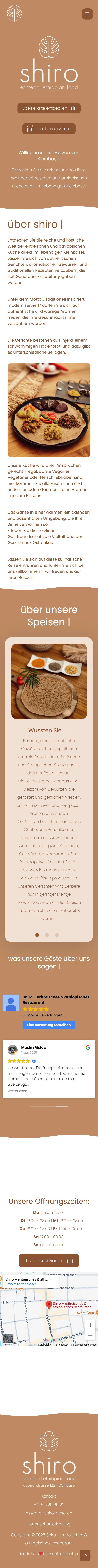 Preview of Mobile Refuel Webdesign
