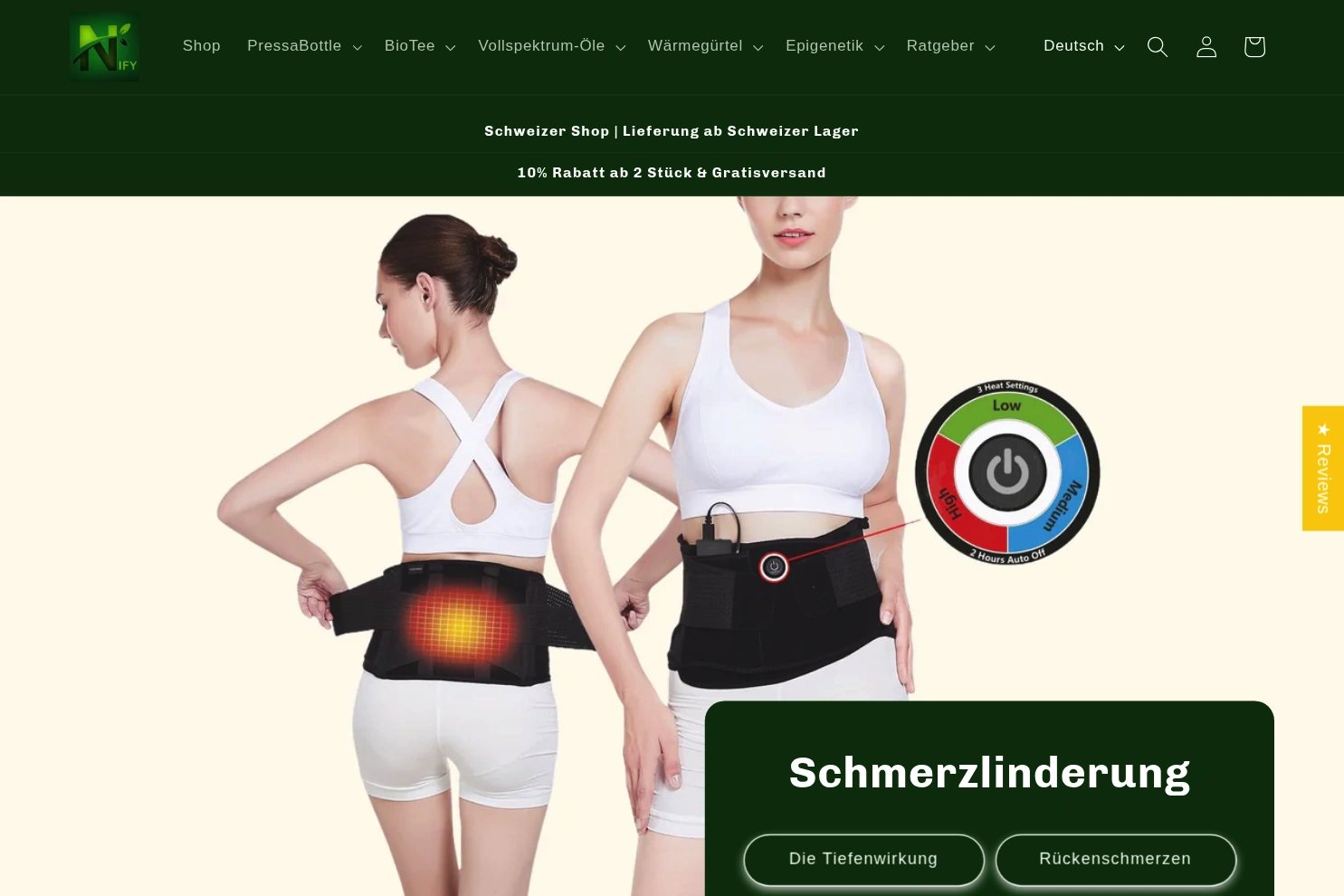Preview of Naturify.Swiss | Schweizer Onlineshop |