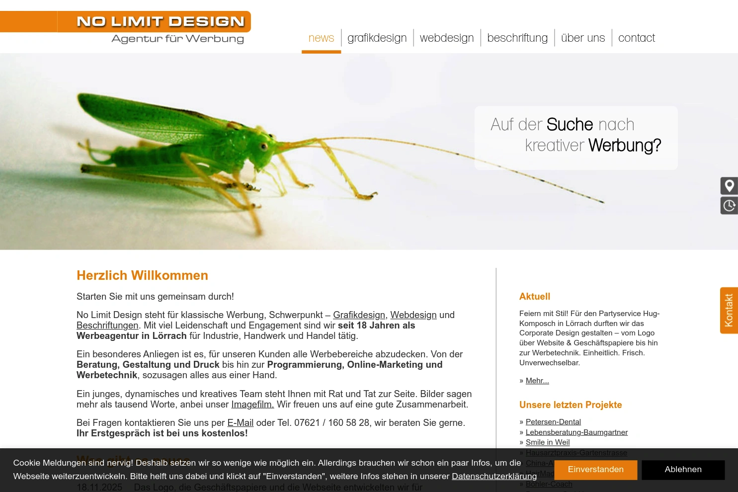 Preview of No Limit Design - Werbeagentur