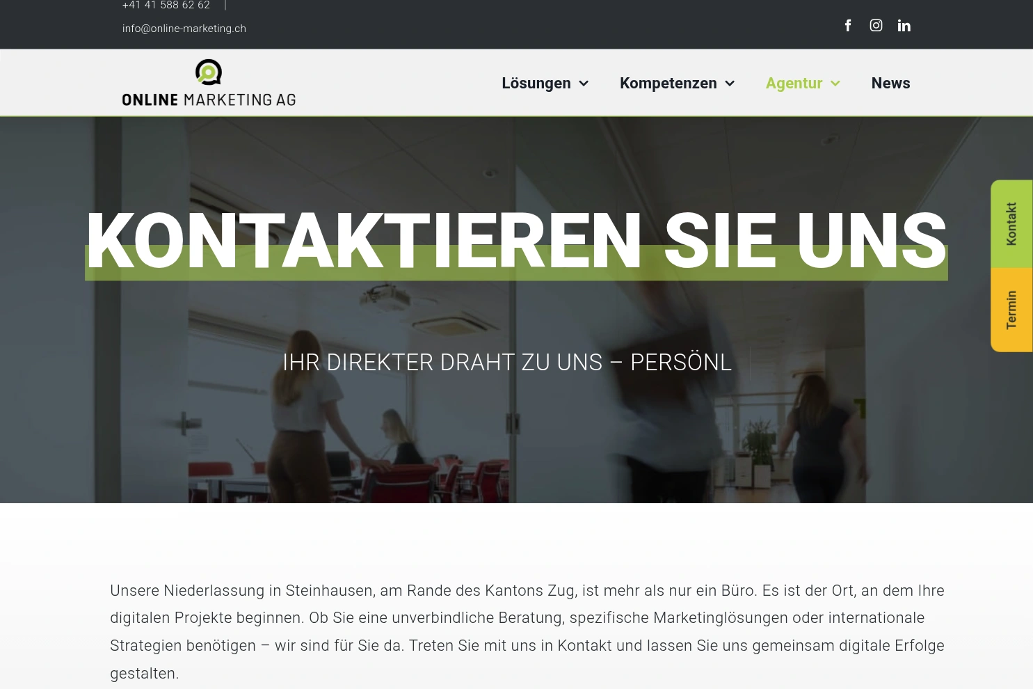 Preview of Online Marketing AG