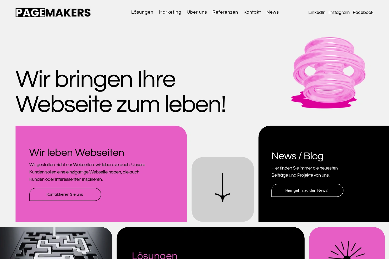 Preview of Pagemakers Webdesign