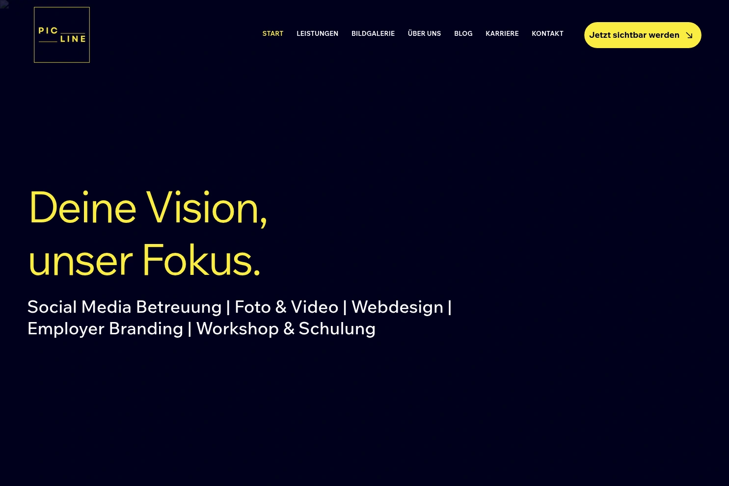 Preview of Picline GmbH – Experten für Sichtbarkeit durch Fotografie, Content, Web & Strategie