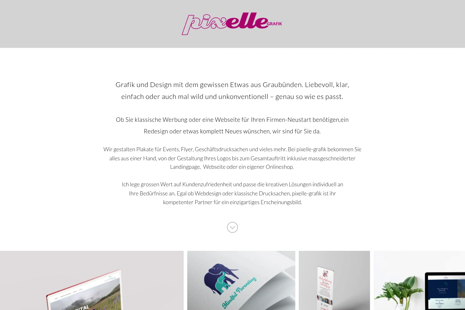 Preview of pixelle-grafik grafik und webdesign rhäzüns / graubünden