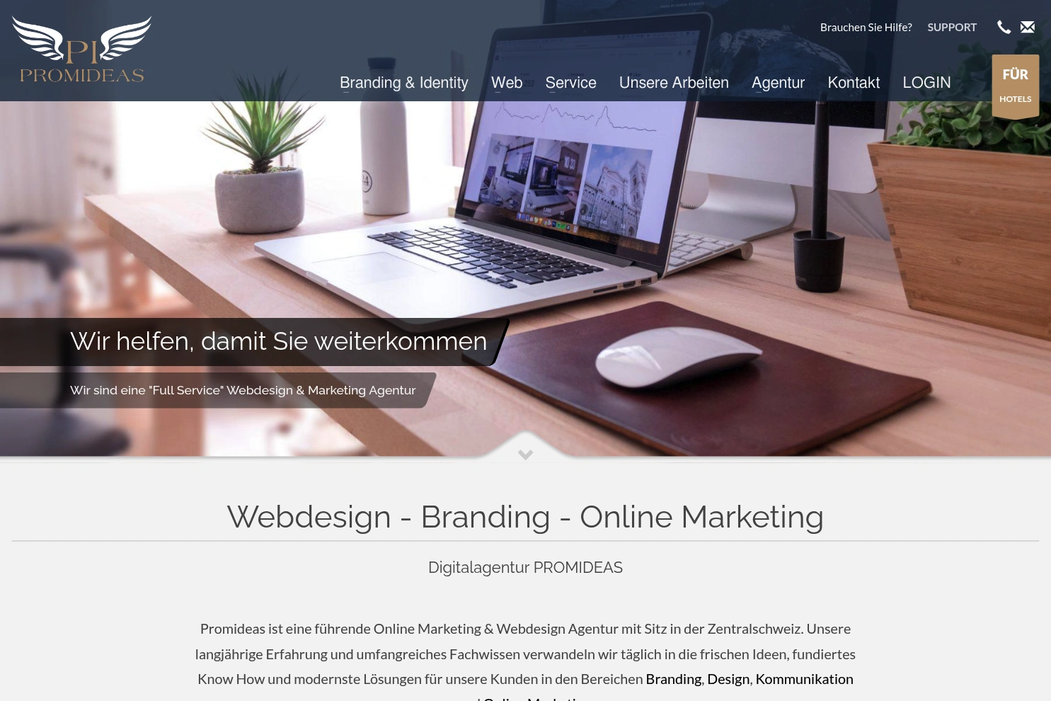 Preview of PROMIDEAS GmbH Webdesign - Branding - Online Marketing