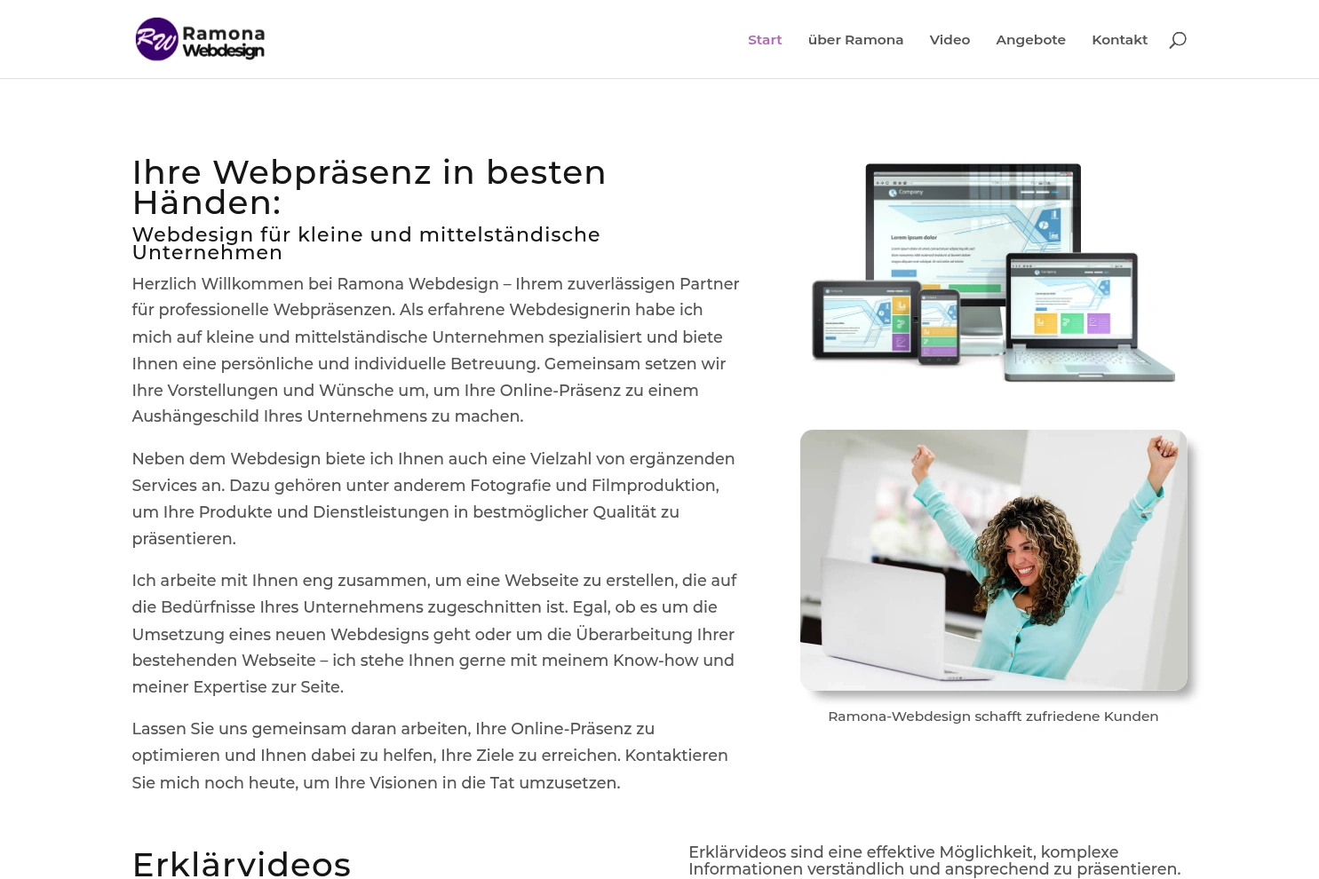 Preview of Ramona Webdesign