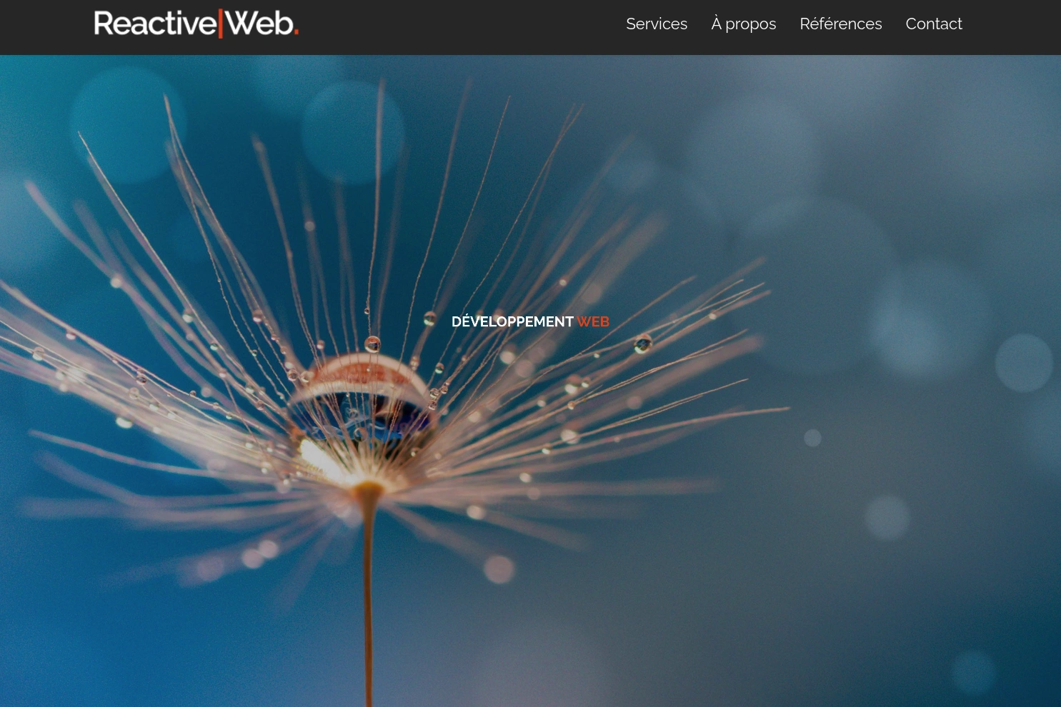 Preview of ReactiveWeb