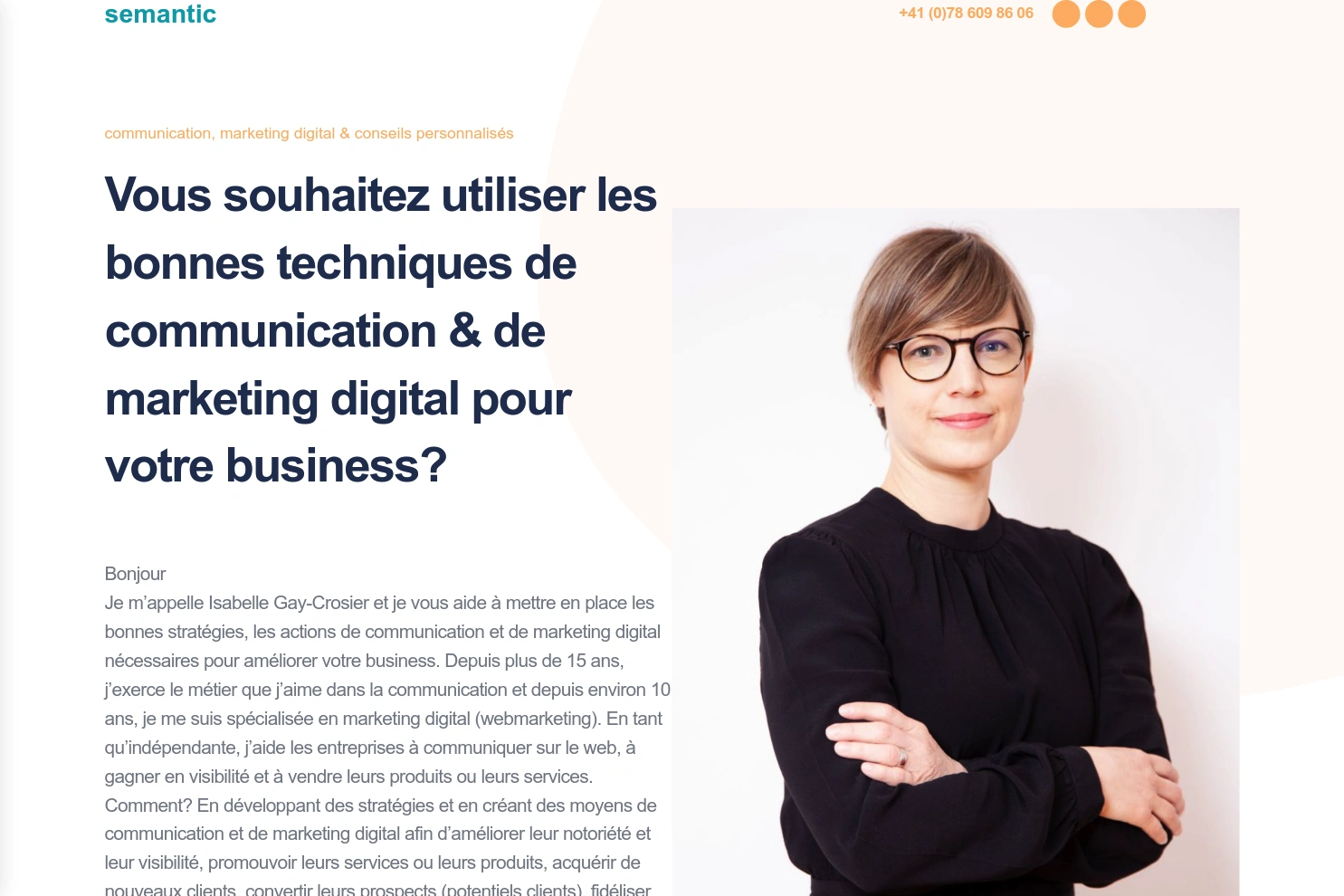 Preview of semantic communication & marketing digital