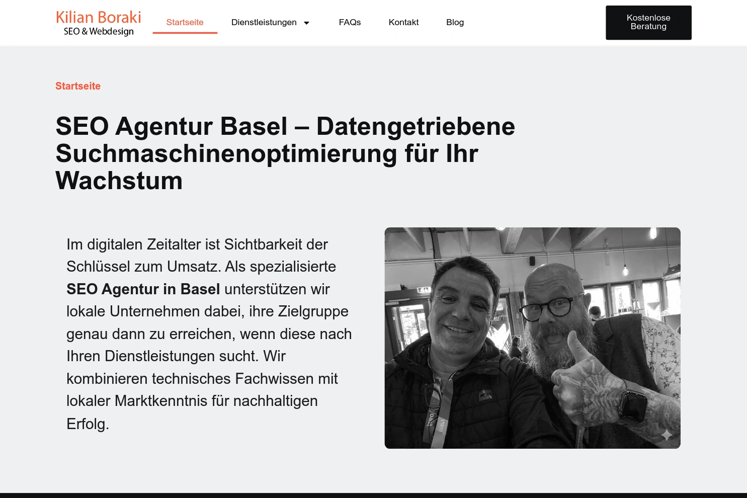 Preview of Kilian Boraki | SEO Berater