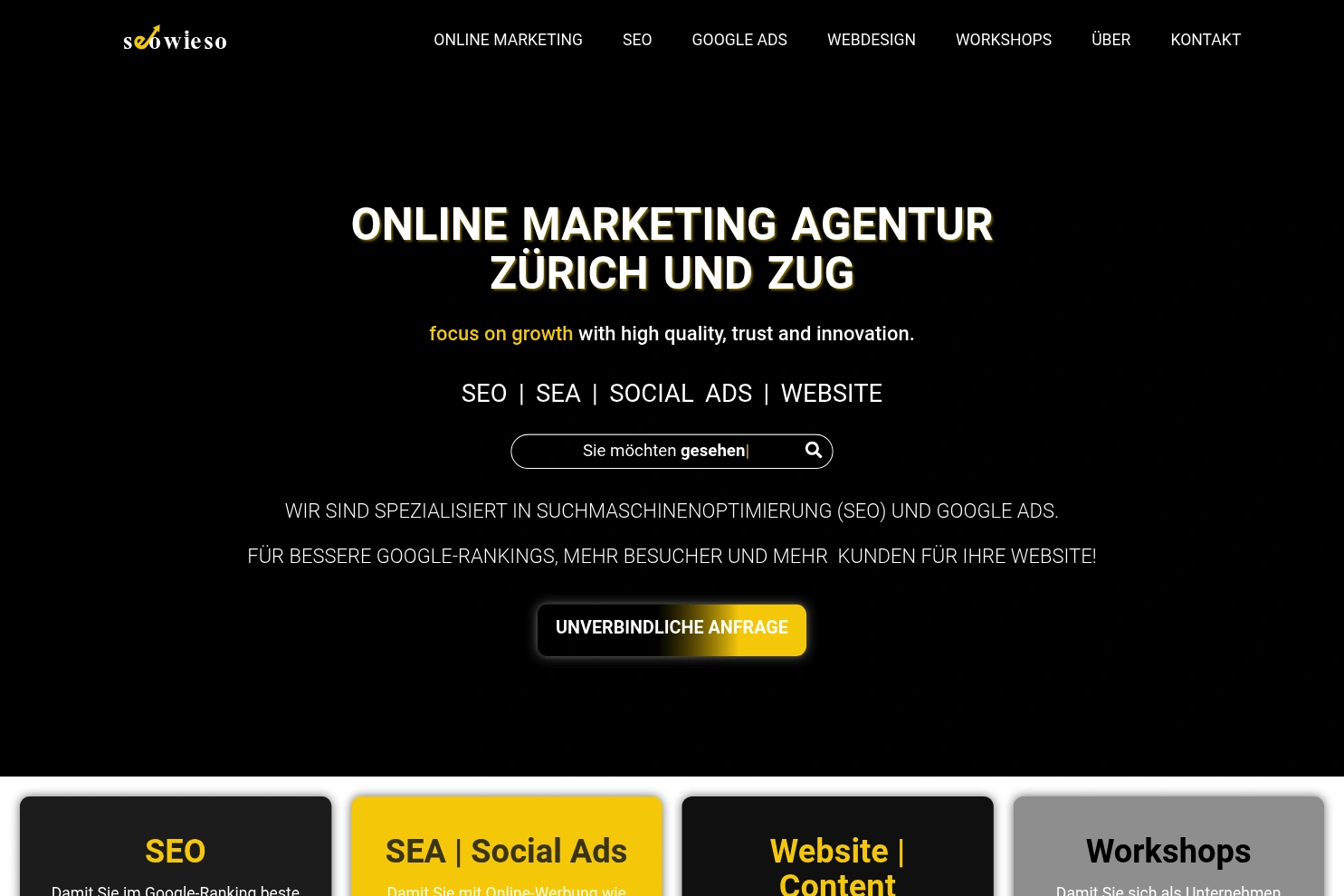 Preview of seowieso - Professionelles Online Marketing