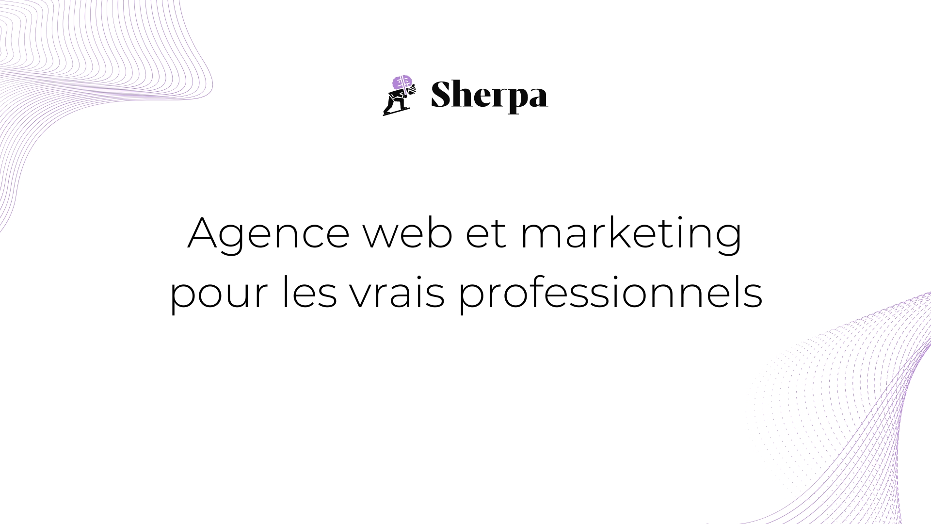 Preview of Sherpa Marketing