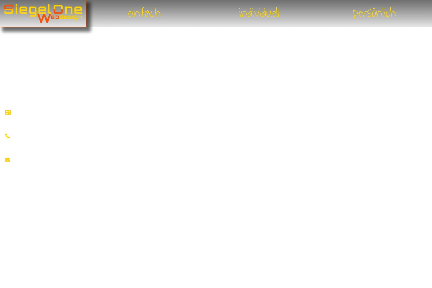 Preview of SiegelOne Webdesign