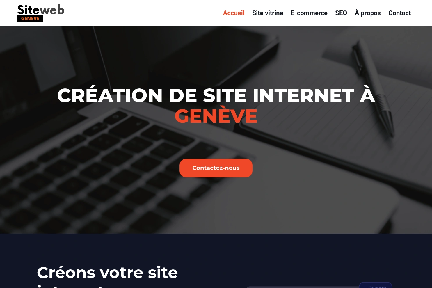 Preview of Site Web Genève