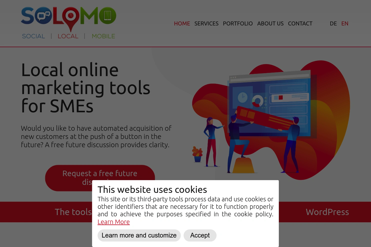 Preview of SoLoMo Marketing Solutions by Landtwing Informatik GmbH