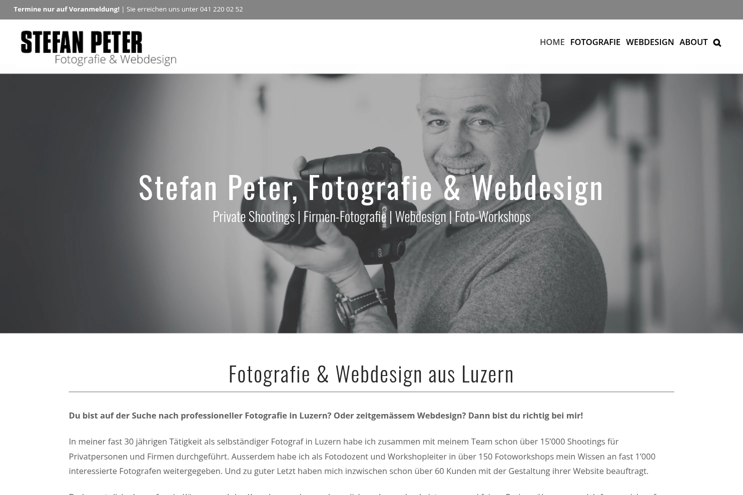 Preview of Stefan Peter, Fotografie & Webdesign