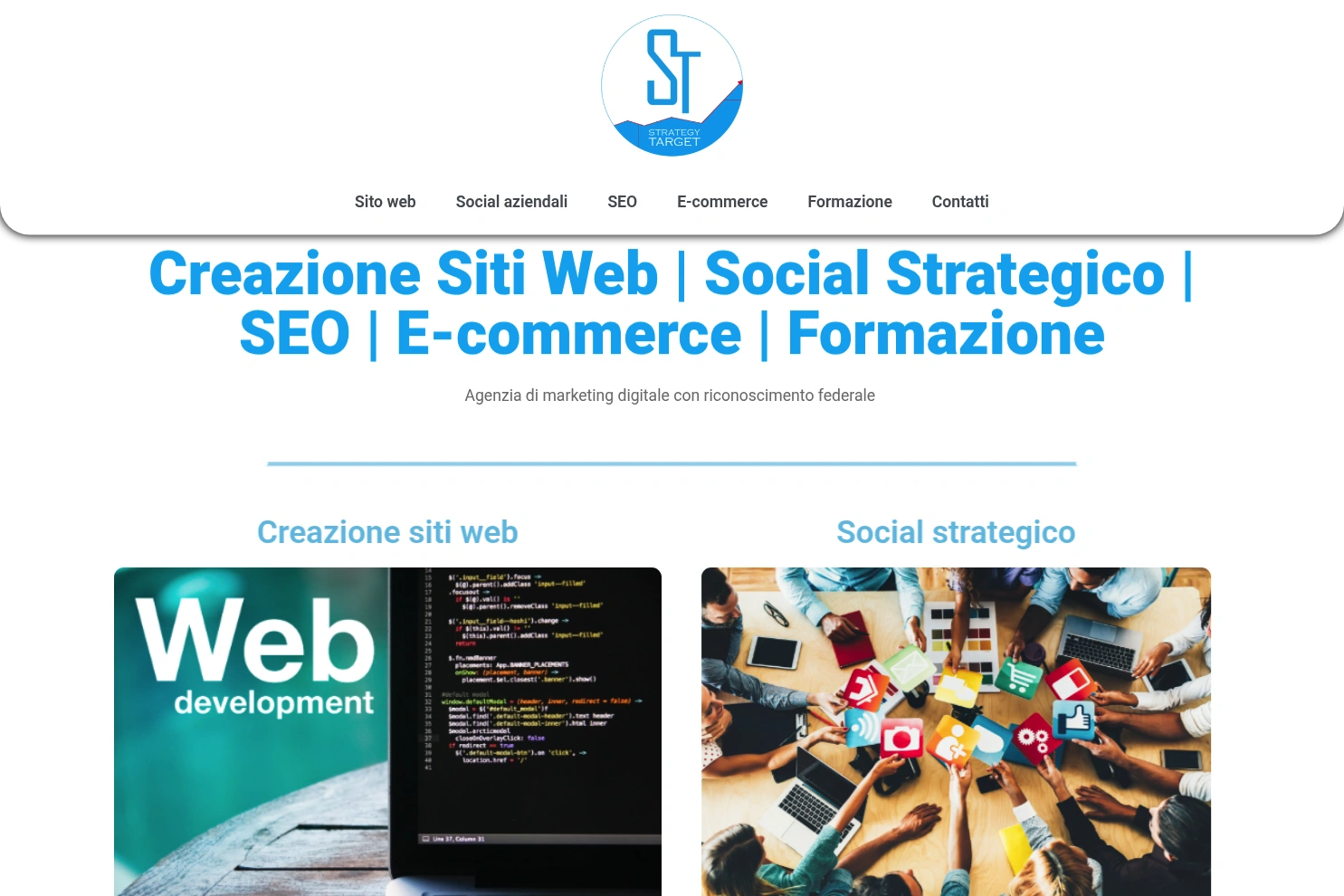 Preview of Strategy Target - Agenzia di marketing digitale con riconoscimento Federale