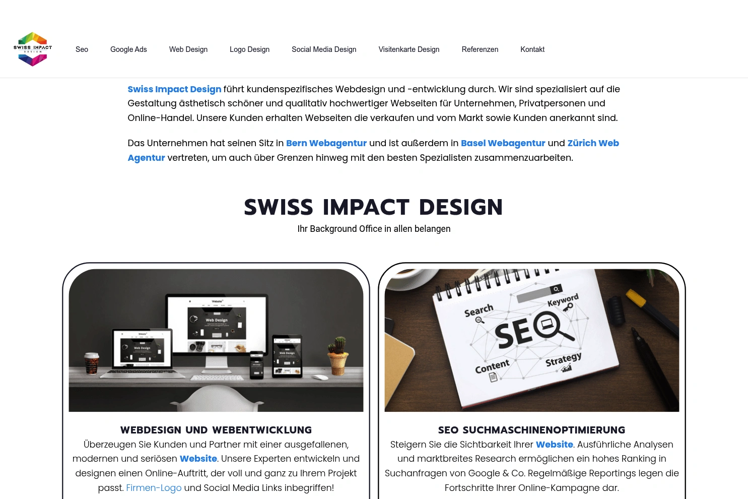 Preview of Swiss Impact Design