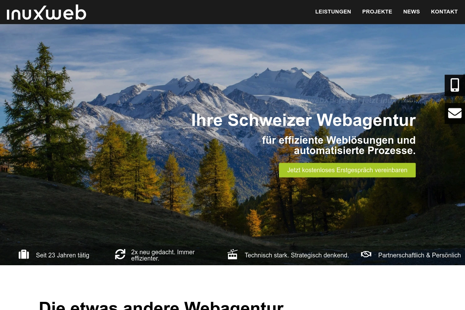 Preview of swisswebXperts GmbH - Die Webentwickler
