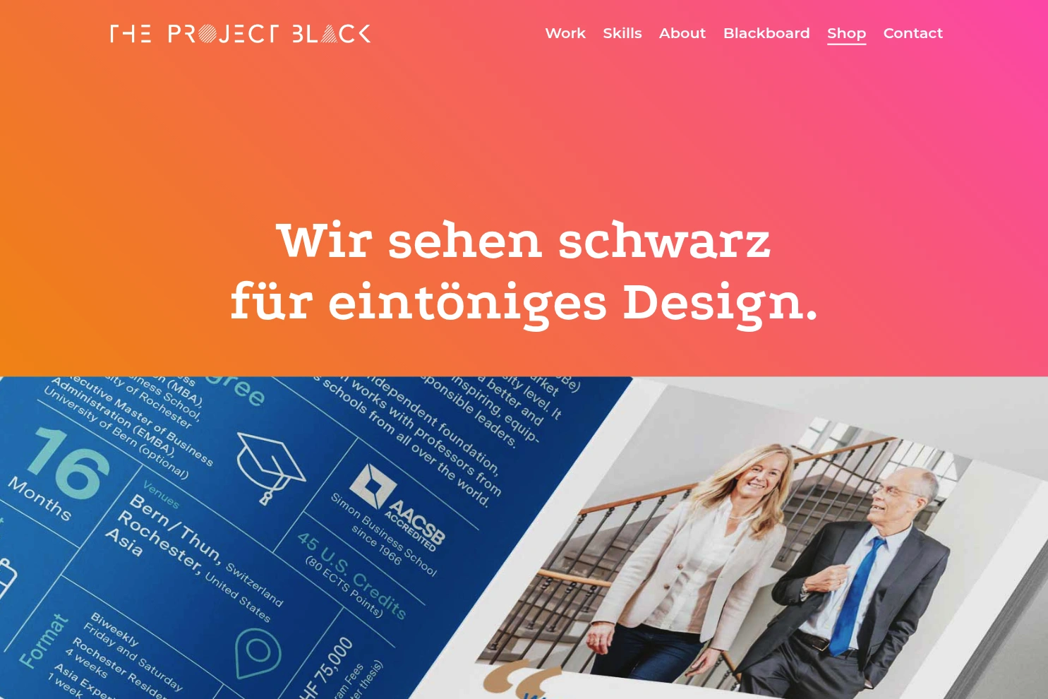 Preview of THE PROJECT BLACK