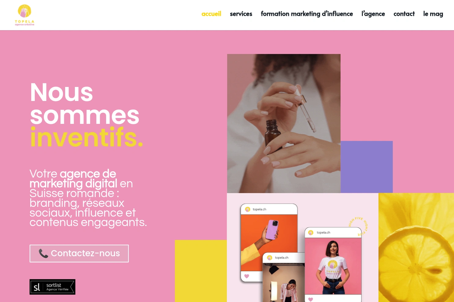 Preview of Topela | Agence de marketing digital | Gestion Réseaux Sociaux | Genève