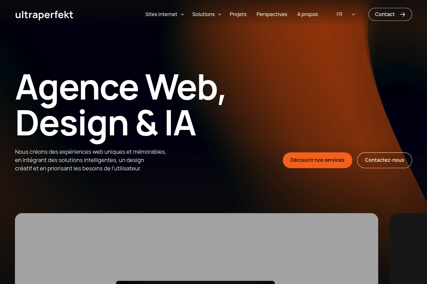 Preview of Ultraperfekt - Agence Web