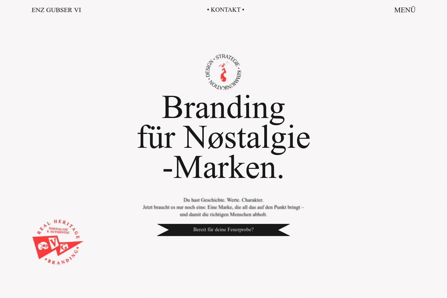 Preview of Vinzenz Gubser Branding