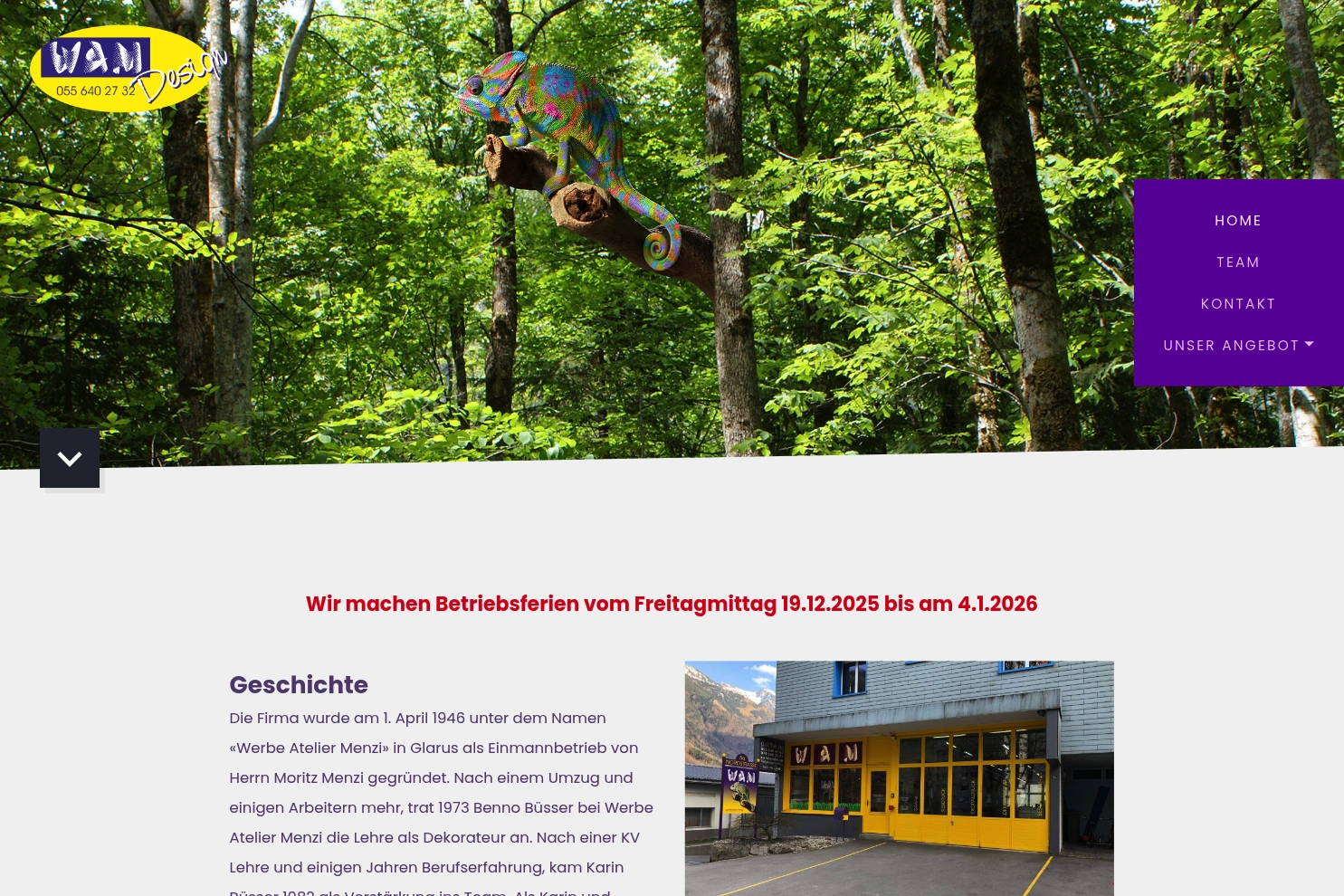 Preview of WAM Werbetechnik AG