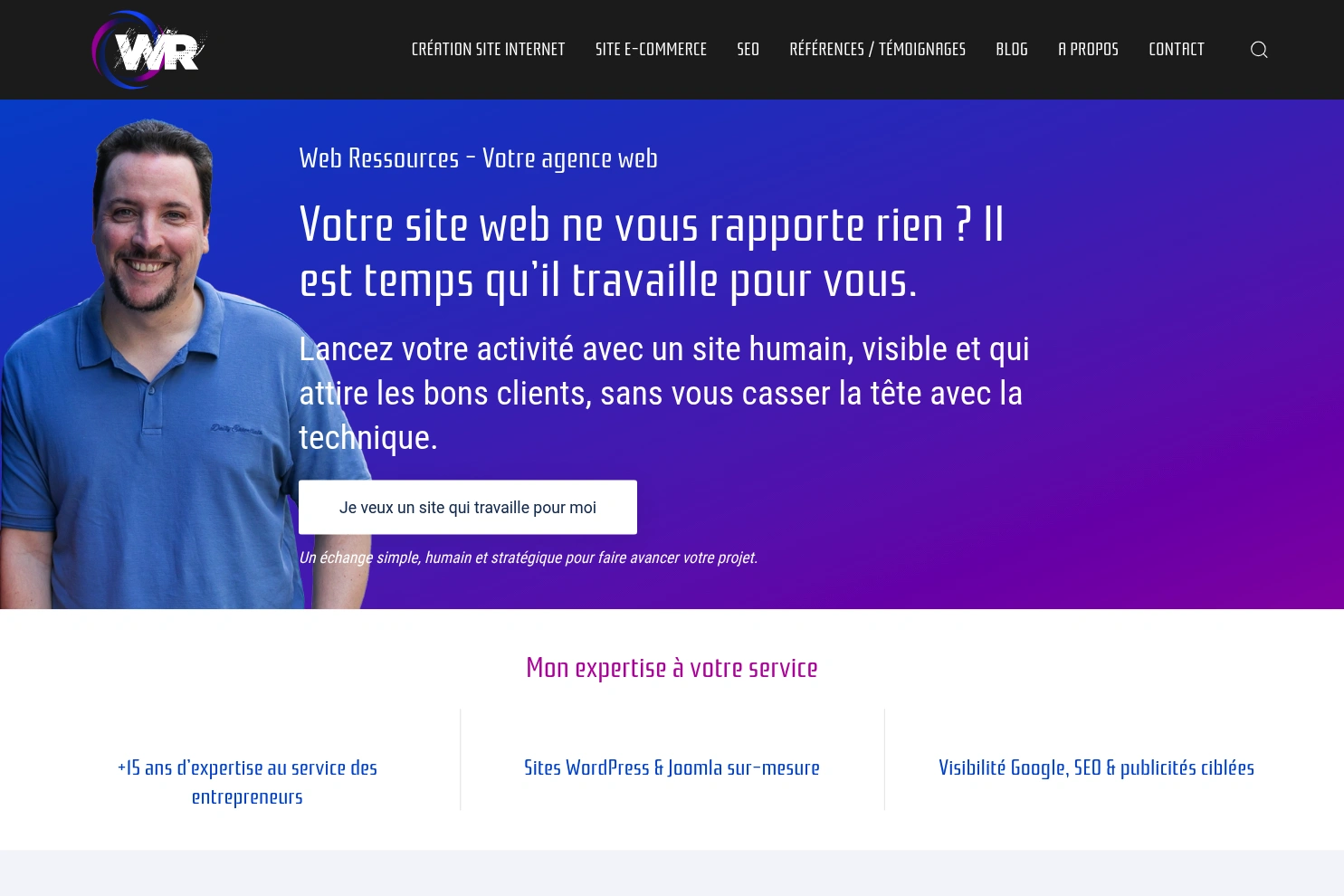 Web Ressources Web Ressources - Création site internet Lausanne