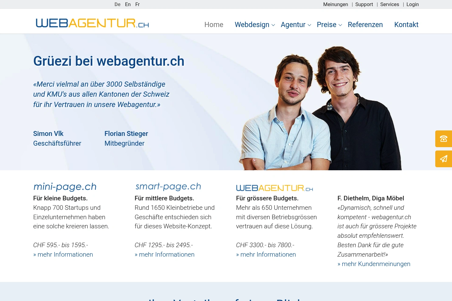 Preview of webagentur.ch