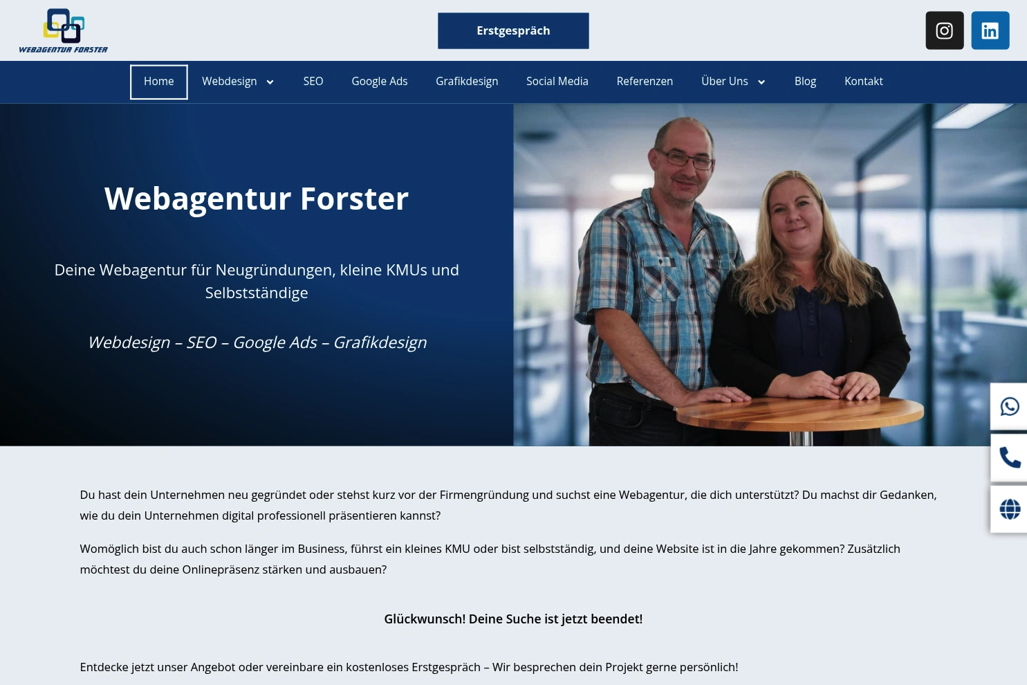 Preview of Webagentur Forster