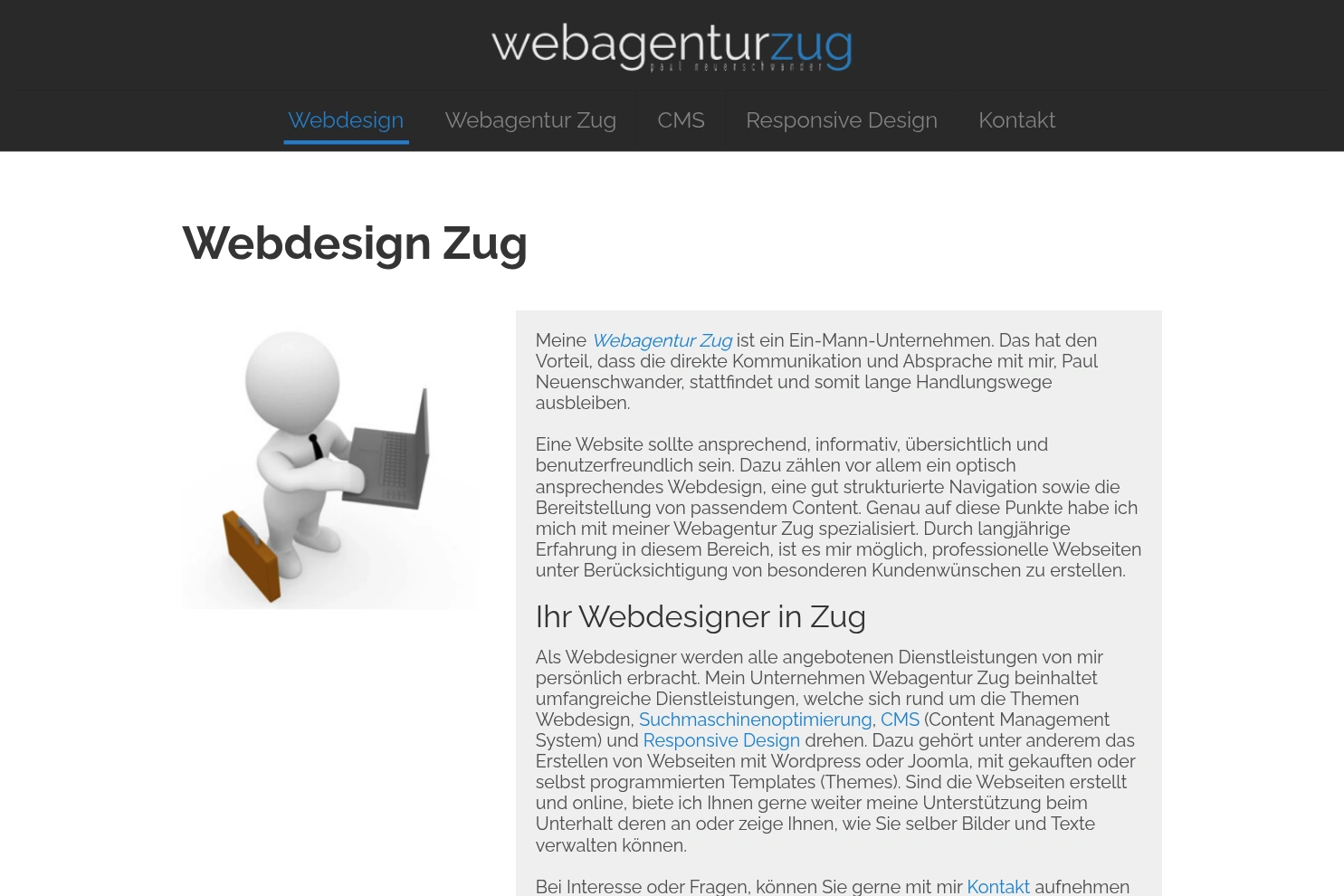 Preview of Webagentur Zug Paul Neuenschwander