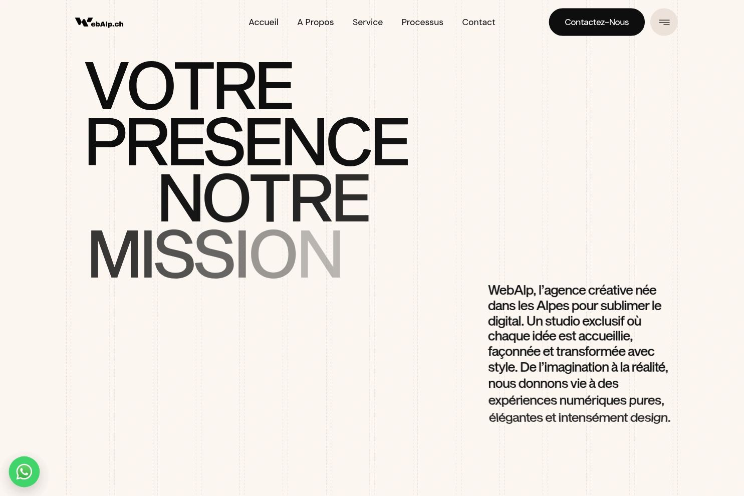 Preview of WebAlp - Création de site à Sion