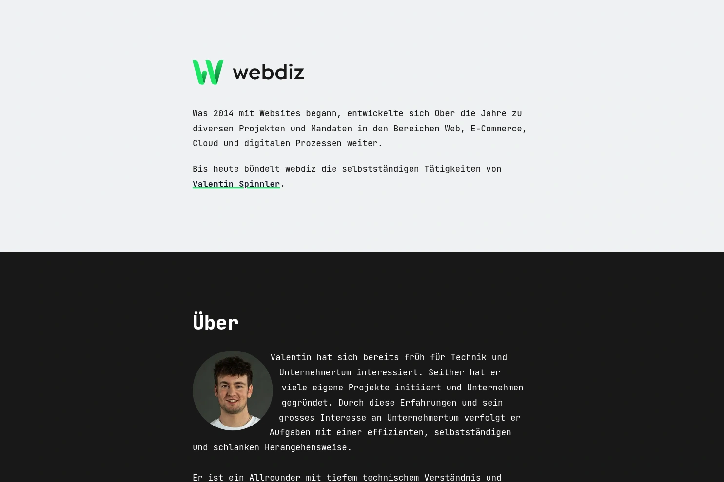 Preview of webdiz