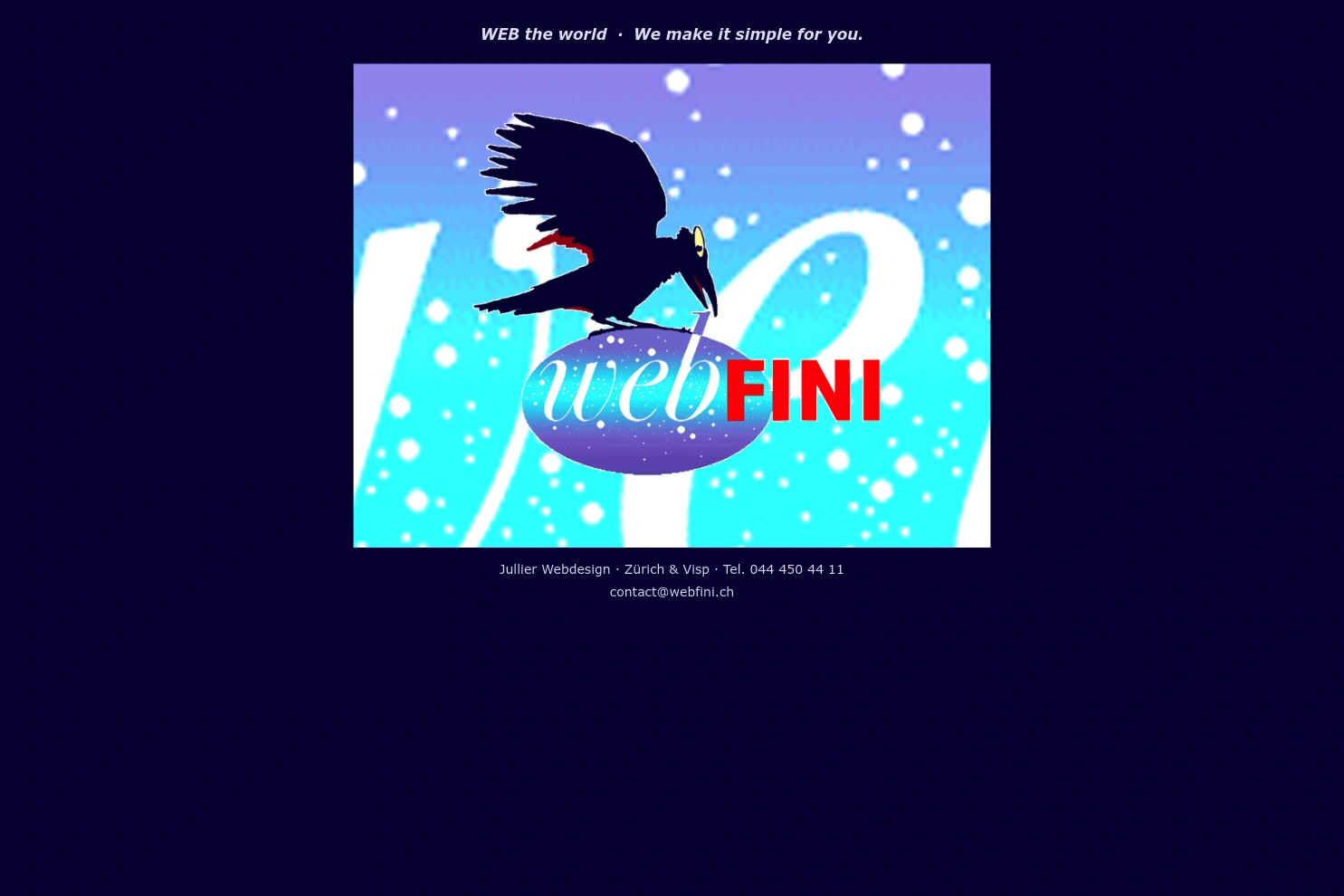 Preview of Webdesign webFINI