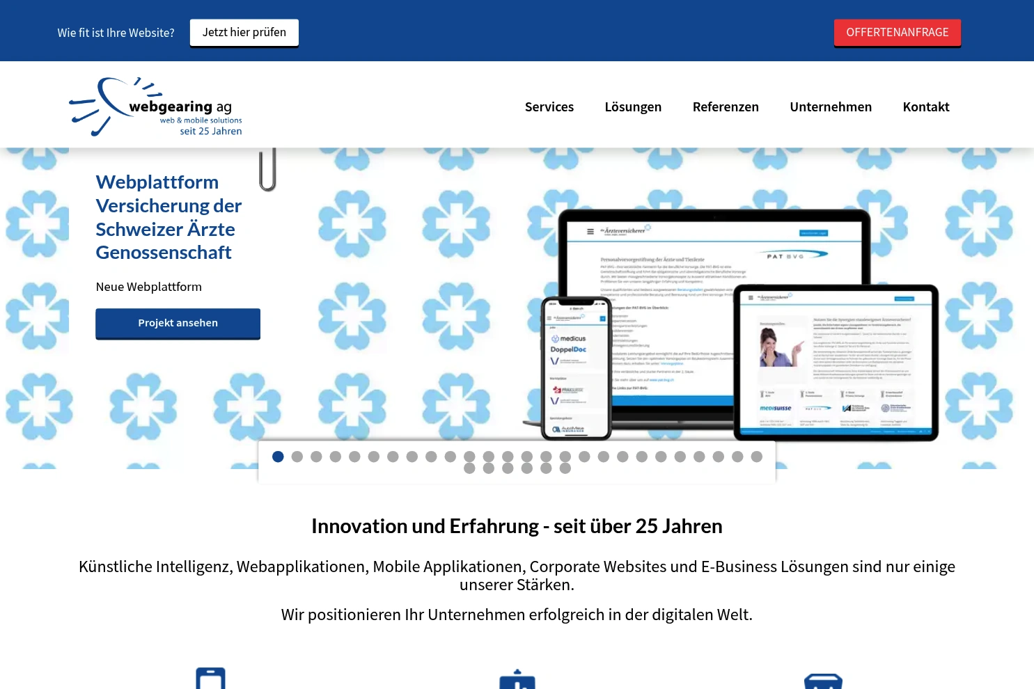 Preview of webgearing ag