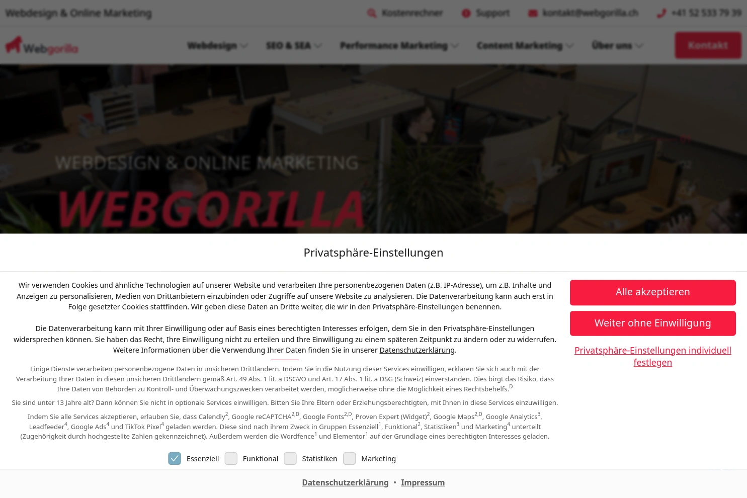 Preview of Webgorilla GmbH