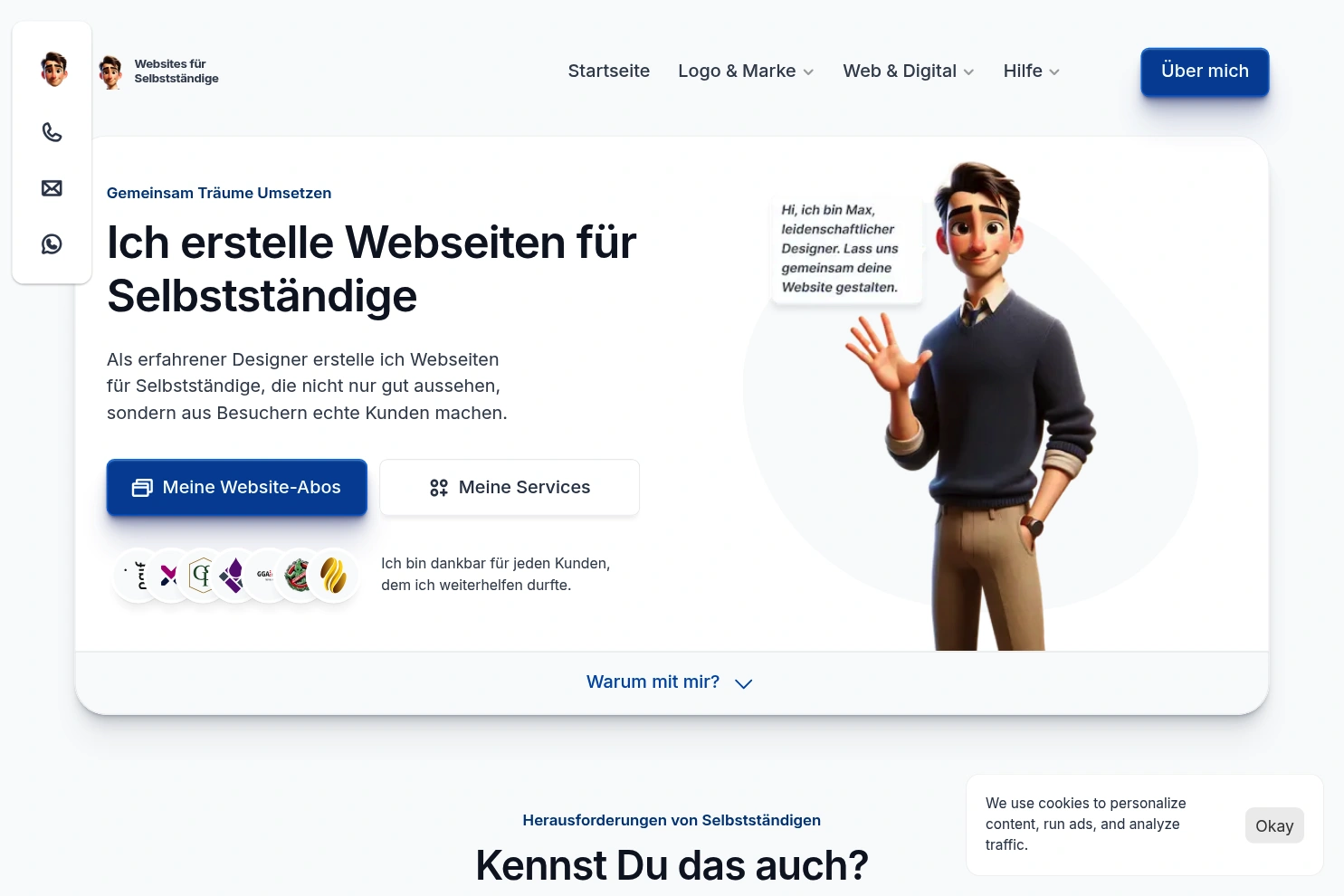 Preview of Websites für Selbstständige