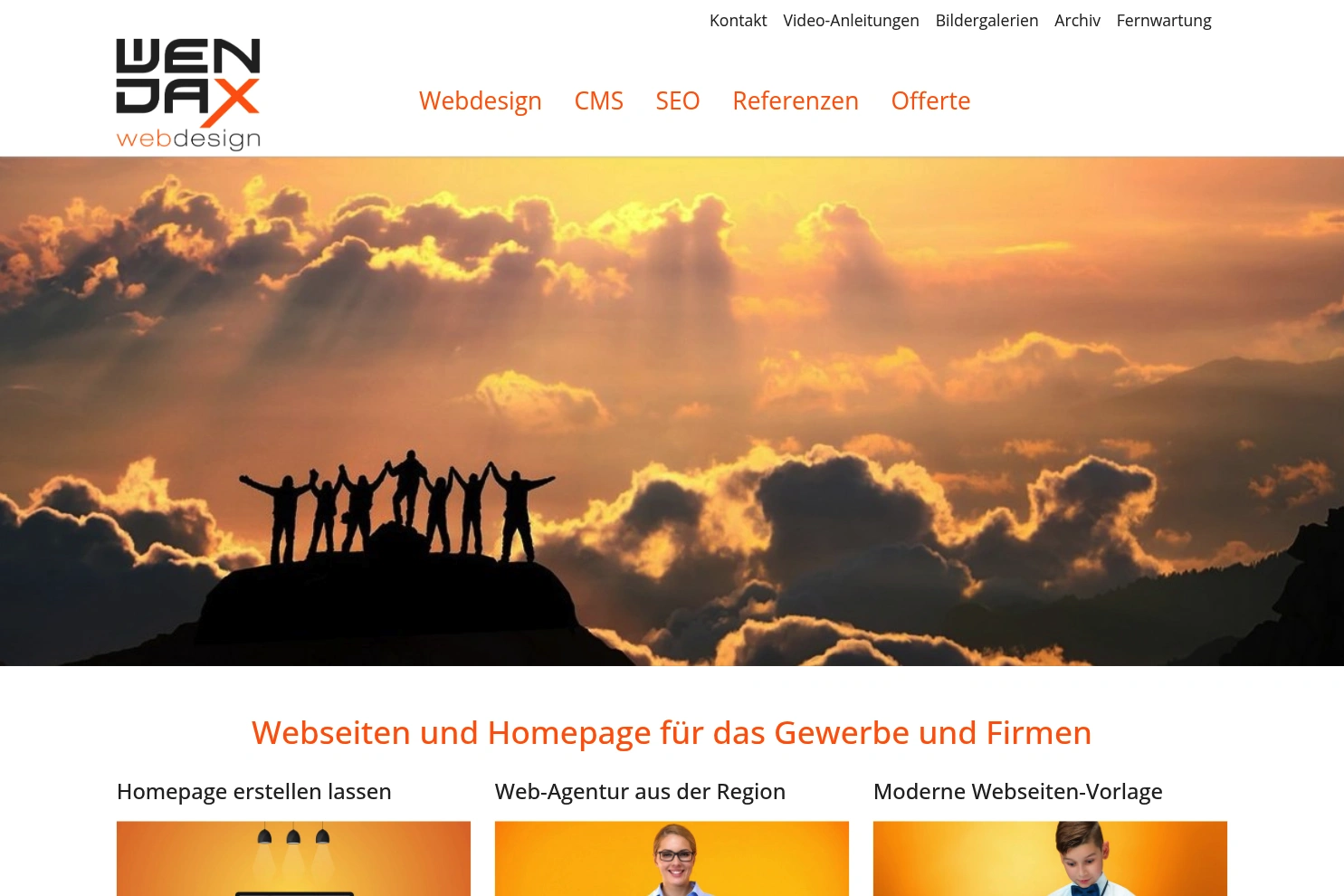 Preview of wendax Webdesign