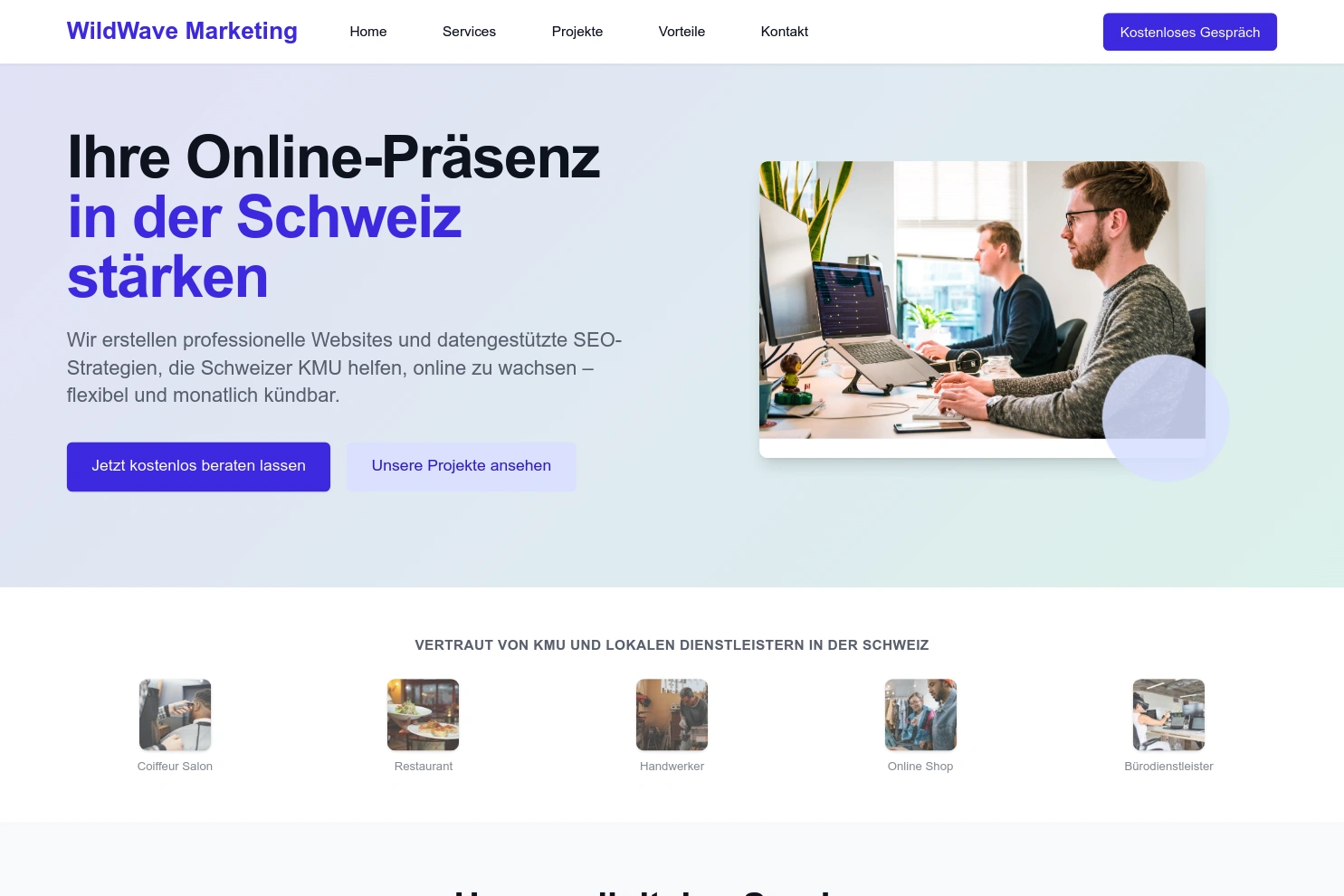 Preview of WildWave Marketing & Webdesign