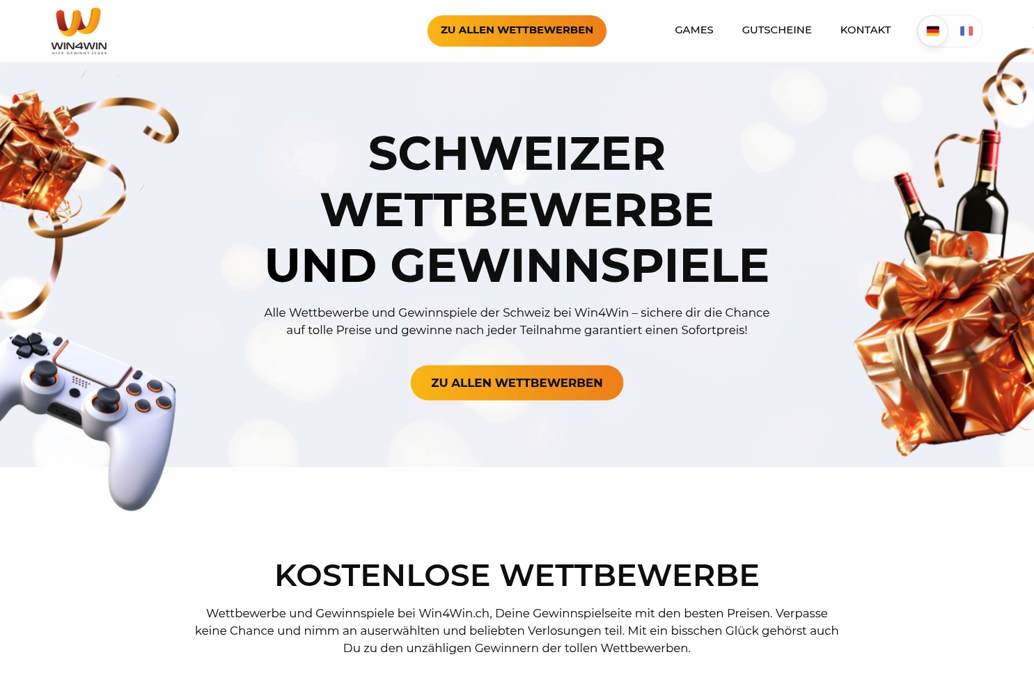 Preview of Win4Win Wettbewerb & Gewinnspiel Schweiz