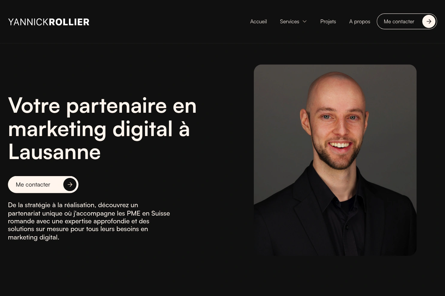 Preview of Yannick Rollier – Consultant en Marketing Digital