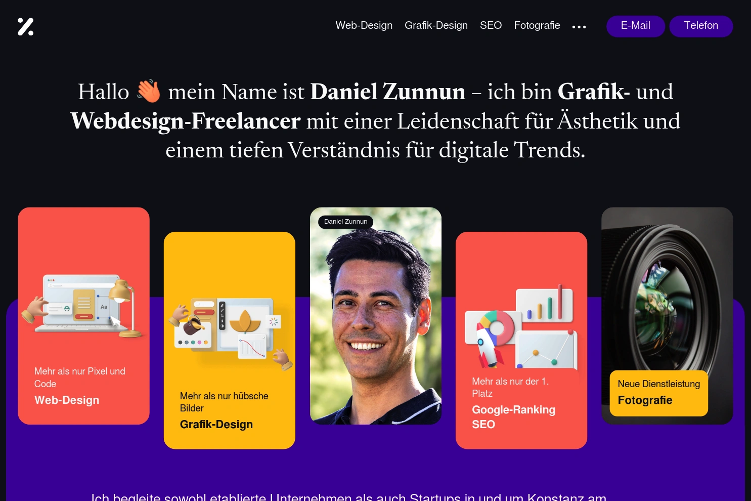 Preview of Daniel Zunnun – Grafik- und Webdesign